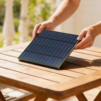 Solar Panel 20W 12V Solar Battery Panel Security Camera Battery Charger For Outdoor Backyard Shed Barn Garden Pathway Farm