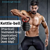 Adjustable Kettlebell Handle For Dumbbells Weight Plates Swing Barbell Ball Weight Kettlebell Handle For Home Use【AliS8】
