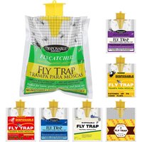 Hanging Fly Catcher Bag with Fly Bait Disposable Fly Trap Catcher Bag Non-Toxic Mosquito Trap Catcher for Outdoor Garden Farm