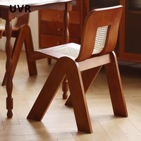 UVR Dining Chair Home Hotel Kitchen Backrest Stool Light Luxury Restaurant Chair Modern Simple Living Room Negotiation Chair
