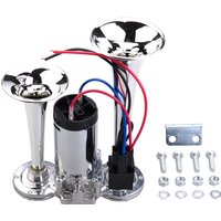 12V 24v 150dB Dual Tone Car Air Horn Kit Super Loud Trumpet Compressor For Motorcycle Car Boat Truck