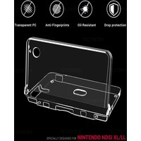 Clear Crystal PC Protective Shell for DSI NDSi XL LL Console Transparent Skin Case Cover & Plastic Screen Protector Pet Film