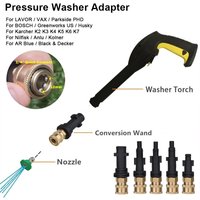 1Pcs Quick Release Pressure Washer Adapter Brass 12mm Water Torch Connector 1/4" Car Washing Accessory
