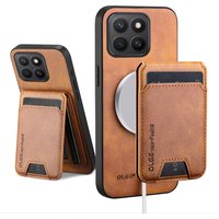 Magnetic Leather Case for Honor 400 500 600 X8C X60 X70 X9D X9C Smart Pro Lite Card Holder Detachable Wallet Cover