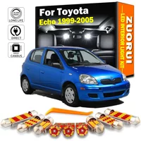 ZUORUI 9Pcs Canbus LED Interior Map Dome Light Kit For Toyota Echo 1999 2000 2001 2002 2003 2004 2005 Car Led Bulbs No Error