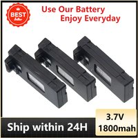 3.7V 1800Mah RC Drone Battery Accessory For E88 E88PRO Ls-E525 E525 PRO Mini Uav Drone Battery Special Rc Part 1/2/3/4/5/6Pcs