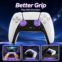 Soft Silicone Analog Thumbstick Grip Caps Fit Xbox NS2 PS4 PS5 Game Controllers Anti-slip Textured Surface Upgrades Fingertip