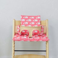 1PCS Baby High Chair Seat Cushion Cartoon High Chair Cushion- Pair with Tripp Trapp Chair & High Chair for Support and Comfort