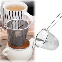 Extra Fine Mesh Stainless Steel Tea Strainer Prevents Burns Loose Leaf Tea Diffuser Tea Filter with Hand Kitchen Tool