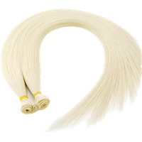 JENSFN New Genius Hair Wefts Straight 100% Real Human Hair Weft Extensions Remy Natural Hair Sew In Weaves Brown Blonde Color