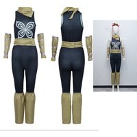 2026 Anime Bleach Shihouin Yoruichi Cosplay Costume Jumpsuits Uniform Scarf Adult Woman Carnival Halloween Role Play Suit