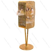 Luxury Golden Bird Cage Floor Standing Large Parrot Cage Decorative Home Aviary Spacious Bird Villa Tall Indoor For Macaws