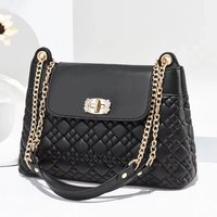 Versatile Women's Shoulder Bag Diamond Pattern Crossbody Bag Handbag Popular Bag Stylish Bag for Daily Use Soft PU Leather