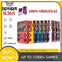 100% Original ARKOS R36S Retro Handheld Game Console 3.5'' IPS,15000+ Games, Linux Portable Pocket Player, 64G/128G