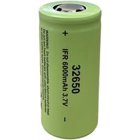 32650 3.7V 6000mAh Rechargeable Li-ion Battery 3.7V 6000mAh Flat Top Lithium Batteries for Flashlight Electric Tools