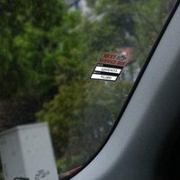 120pcs/roll Oil Change Maintenance Service Reminder Stickers Window Sticker PET Adhesive Labels Car Sticker "NEXT SERVICE DUE"