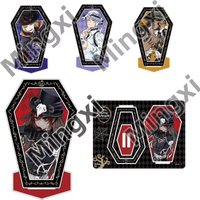 Anime Twisted Wonderland Acrylic Peripheral Figure Stand Model Plate Desk Decor Cosplay Azul Leona Jade Floyd15cm Keychains gift