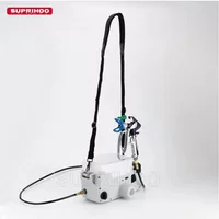 SURPIHOO Airless Spraying Machine Rechargeable Backpack Furniture Wall Spraying Tool 6-Speed Adjustable Paint/Latex Paint