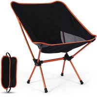 Camping-Klappstuhl mit Tragetasche, Aluminiumlegierung, ultraleichte Stühle, kompakter Rucksackstuhl für Outdoor-Wanderungen, Strandpicknick