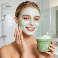 Ice Crystal Green Tea Deep Cleansing Mud Film, Refreshing and Moisturizing, Caring for the Skin, Daily Facial Care