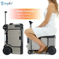 Luggage Travel Suitcase TravelSmart Riding Boarding Bag Elderly Scooter 20-Inch Electric Luggage Multi-Function Trolley Suitcase