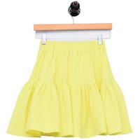 2026 Summer Korean style Ruffles Skirts High street fashion Women Mini Skirt sweet girl cotton linen Skirt black white yellow