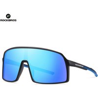 ROCKBROS's new TR90 one-piece large-frame sunglasses polarized sports sunglasses riding sunglasses goggles