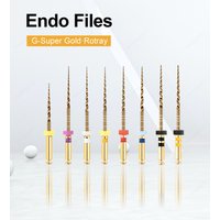 Dental endodontic files gold flexible files endo rotary files golden endo files 31mm F3 F4 F5