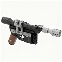 395PCS MOC Space War HAN SOLO DL 44 BLASTER Model Fighter DIY Creative Ideas Display Assembly Building Blocks Gift Birthday Set
