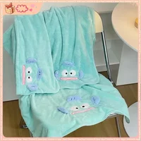 Kawaii Hangyodon Coral Velvet Women'S Bath Towel Cartoon Hair-Drying Cap Kawaii Bath Skirt Cute Towel Home Toiletries Girl Gift