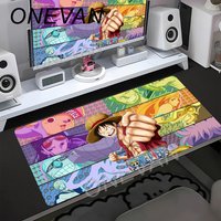 ONE PIECE Luffy Mouse Pad Gaming Desk Mat Waterproonti-Slip Mousepad Large Customize Extended Mousepad Anime Speed Deskmat Xxl