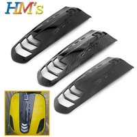 Motorcycle Accessories Front Belt Horn Cover Fairing ABS Carbon Fiber Pattern Parts For S125 i-GET 2023 2024