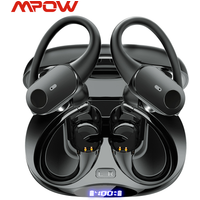 Mpow T68 TWS Wireless Earbuds Bluetooth 5.3 In Ear Earphones LED Digital Display True Wireless Headphones for Gym Sports Work