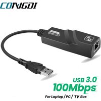 Wired USB 3.0 To Rj45 Lan Ethernet Adapter 100Mbps Usb3.0 Gigabit Ethernet Network Cable for Xiaomi MiBox Windows10 Network Card
