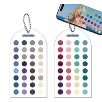 2Pcs Soft Summer Color Cards Color Analysis Template Cards Palette Portable Acrylic 12 Season Color Analysis Template Guide Card