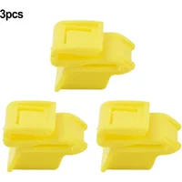 3pcs Rear Bumper Clips- Mounting Securing Bracket Fasteners For Nissan Qashqai 2005-2012 LE S SE SE Off-Road Silver Edition