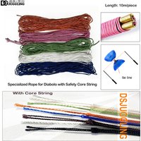 Dsjuggling Rope, Cord, Strings For Diabolo Chinese Yoyo Kongzhu 10m/20m Length Tied to Handsticks