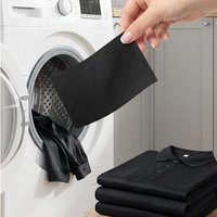 Black Clothing Dye 10-Pieces Fiber Color Restoration Tablets Clothing Dye Black for Laundry Washing Machine Home Fiber T-Shirts