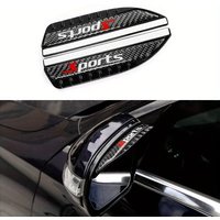 2PC Car Rearview Mirror Rain Eyebrow Shield Reflective Reverse Mirror Window Water Proof Universal Rain Shiel