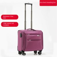 14-inch Compact Business Carry-on Suitcase 20-inch Surable Oxford Fabric Suitcase with Silent Wheels Unisex Travel Luggage