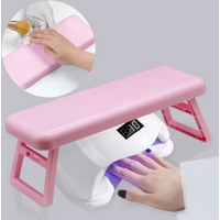 Foldable Nail Art Hand Pillow ABS Nail Rest Arm Stand Holder Armrest Sponge Support Mat Polish Tool Practice Salon