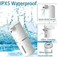 Automatic Soap Dispenser Touchless Foaming Soap Dispenser USB Rechargeable Electric 4 Level Adjustable Foam Soap Dispenser