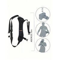 Professional Fast Camera Sling, Adjustable Shoulder Neck Strap, 15.75 Inch, Compatible with Canon, Nikon, Sony DSLR and SLR Came