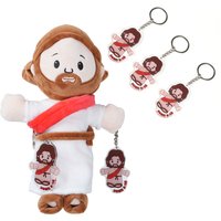Jesus Plush Toy Christ Religious Plushie Figure Kids Educational Stuffed Doll Soft Figure Gift for Children Believer