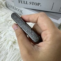 Fidget Slider Push Fried Stick PPB Desk Toy Adult Decompression Metal EDC Metal ADHD Leisure Tactile CoinsGifts
