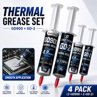 SIKEZHAN 2Pc Thermal Paste 30g Silicone Grease High Conductivity Cooling Compound for CPU GPU LED Heatsink Processor Chip Cooler