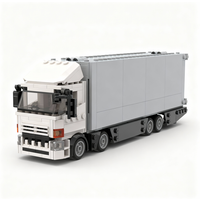 483pcs MOC Fuso Wing Van Truck City Cargo Model Building Blocks Construction Toy Christmas Gifts DIY Creative Idea Education