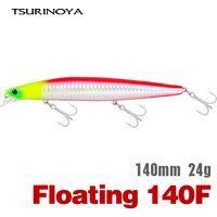 TSURINOYA 140F Ultra-long Casting Floating Minnow STINGER 140mm 24g Artificial Large Hard Bait Weight Sea Fishing Lure
