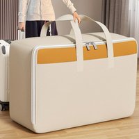 Large Capacity Non-Woven Fabric Storage Bag Thickened Dustproof Moisture Proof for Moving Clothes Organization Home Closet