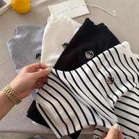 Children's Long Sleeved T-Shirt, Pure Cotton Breathable Base Shirt, Spring Boys and Girls Cartoon Teddy Bear Striped Base Shirt